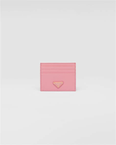 prada pink card holder